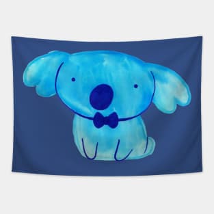 Blue Watercolor Koala Tapestry