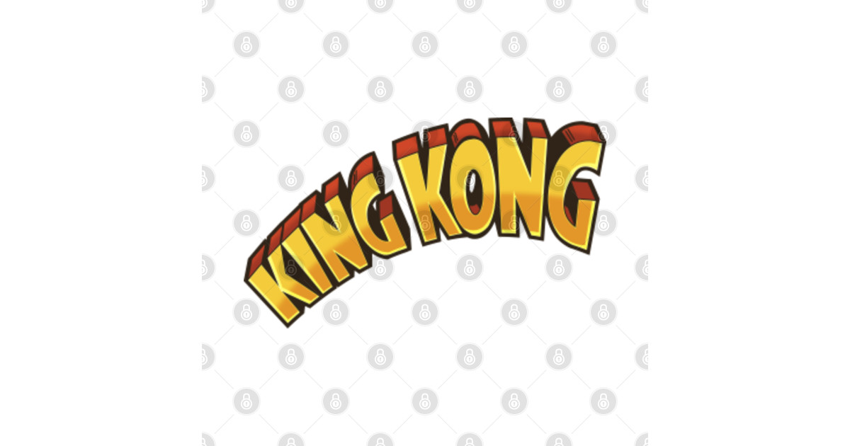 King Kong vintage poster logo - King Kong Vintage Logo - Tapestry