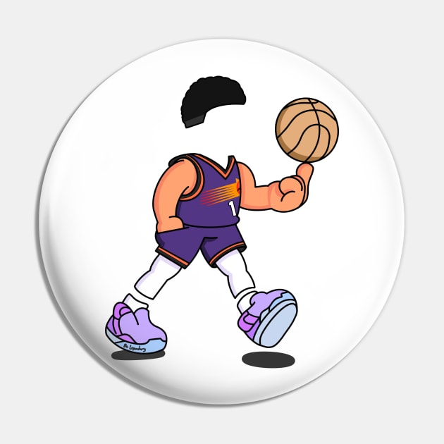 Devin Booker Ghost Pin by Valley Boys 