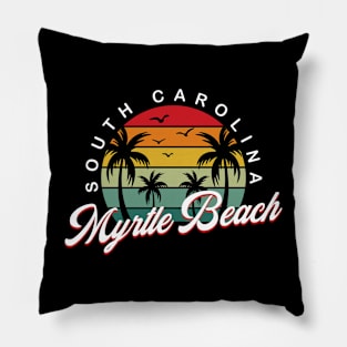 Myrtle Beach South Carolina - Sunset Pillow