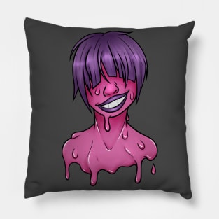 Melting Girl Pink Pillow