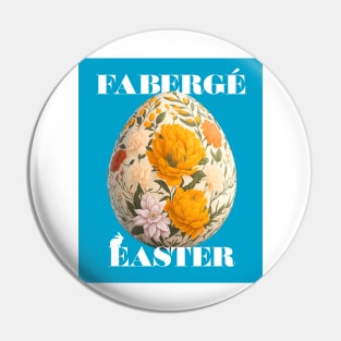 Elegant Fabergé Easter Egg Design Pin