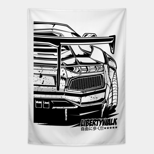 Libertywalk Aventador Tapestry by idrdesign