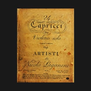 Nicolo Paganini's 24 Capricci T-Shirt