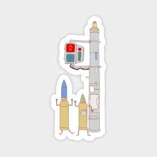 Bullets on the street Magnet