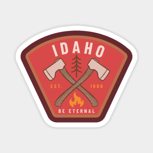 Idaho State Logo Magnet