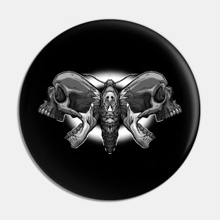 Death's Ahead - Grayscale Pin