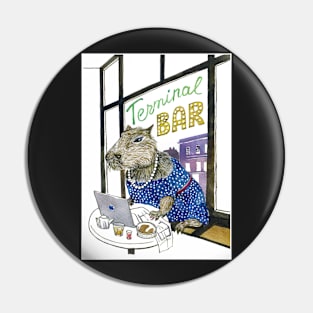 Capybara at the cafe Pin