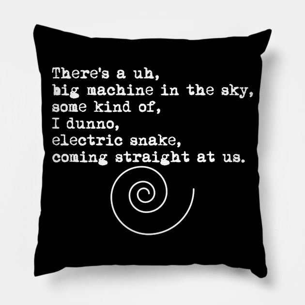 Electric snake Pillow by stefy