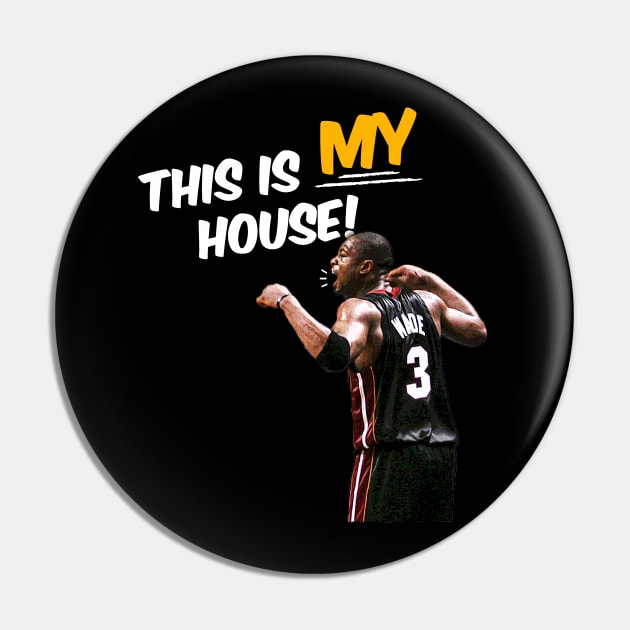 This Is My House Tee Pin by jkazieva123
