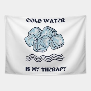 Cold Water Wim Hof Inspired, Iceman, Ice Baths Tapestry