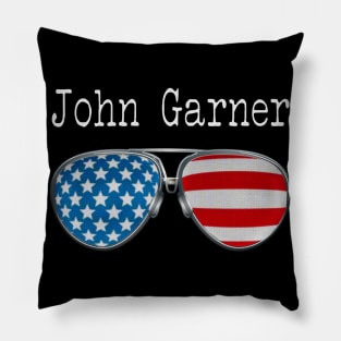 AMERICA PILOT GLASSES JOHN GARNER Pillow