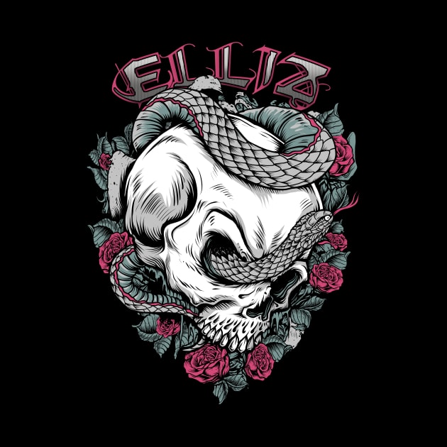 Elliz Serpent Skull by EllizClothing