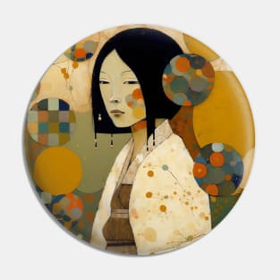 Asian Abstract Pin