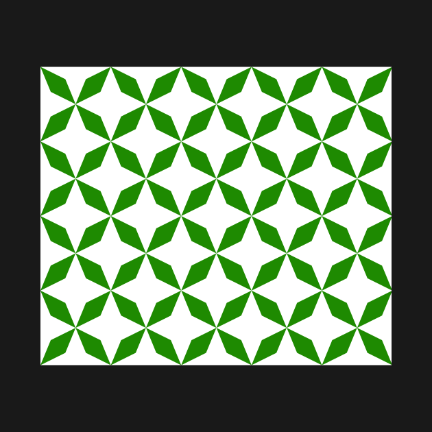 Abstract pattern - green and white. by kerens