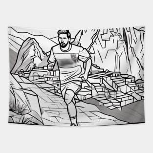 Messi Machu Picchu World Wonder Special Edition Tapestry