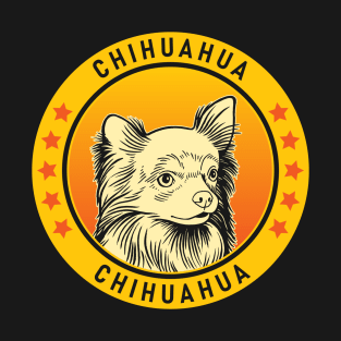 Long Haired Chihuahua Dog Portrait T-Shirt