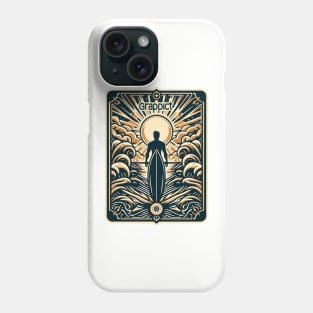 Surf man in the waves Phone Case