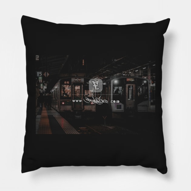 the tunnel Pillow by Fooshop