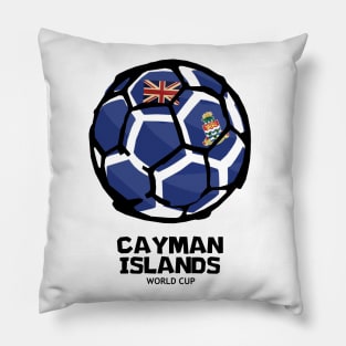 Cayman Islands Football Country Flag Pillow