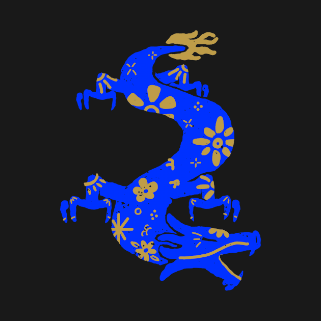 Blue Dragon by Preston James Designs