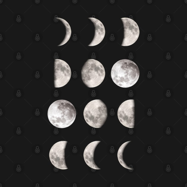 12 Phases Of The Moon by NINE69