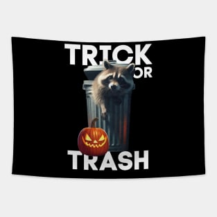 Trick or trash recycling for raccoons Tapestry