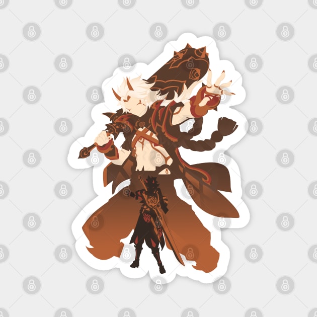 ✨ Hanamizaka Heroics itto Magnet by SourKrispop