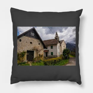 St Catherines Church in Luint, Italy Pillow