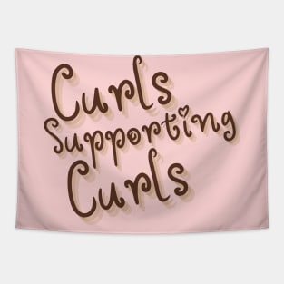 Curls Supporting Curls v8 Tapestry