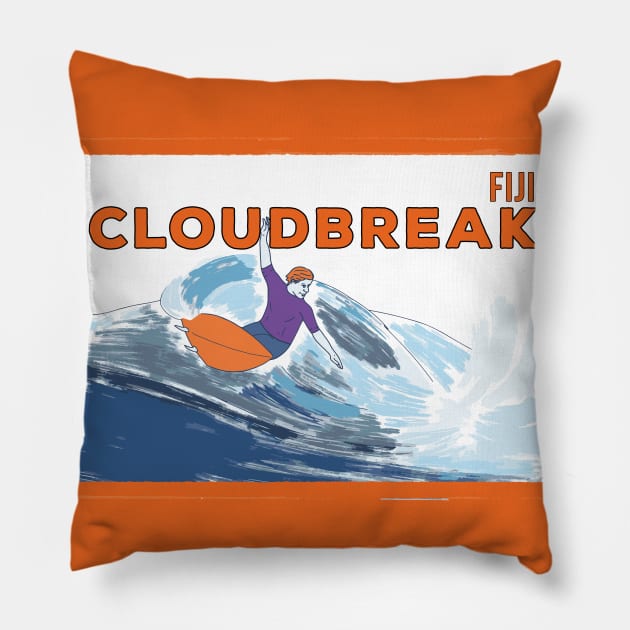 Cloudbreak Fiji Pillow by DiegoCarvalho