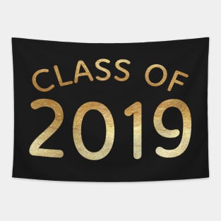 Graduating Class of 2019 | Gold Foil Tapestry