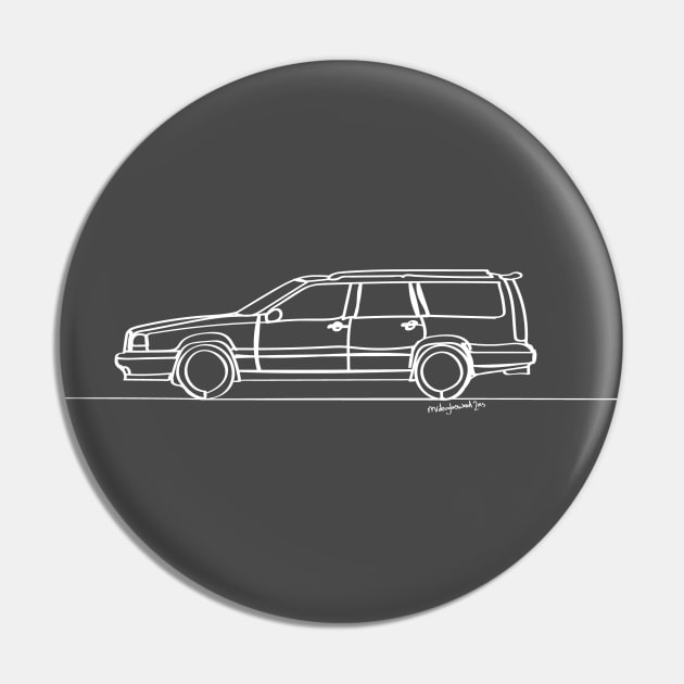 Volvo 850 T5-R - Single Line Pin by douglaswood