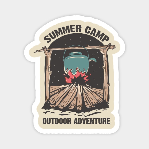 summer camp Magnet by iogaznine