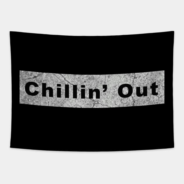 Chilling Out and Relaxing Tapestry by ysmnlettering