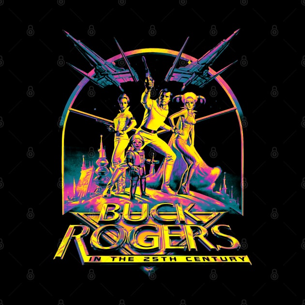 Grain Shaded Gradient Map - Buck Rogers 1979 In The 25th Century by cezzaneartist
