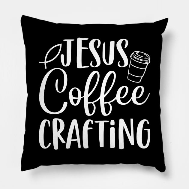 Jesus Coffee Crafting Pillow by SimonL