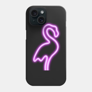 Neon Pink Flamingo Phone Case