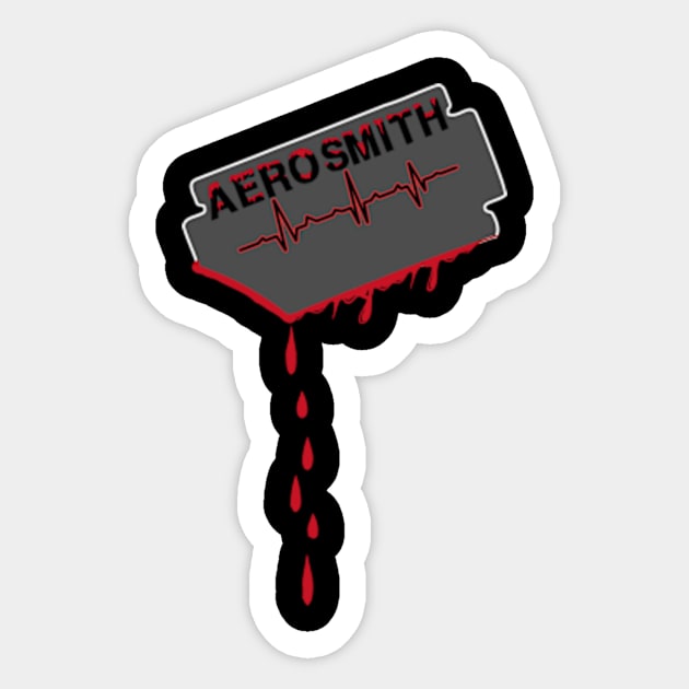 Smith || Bloody Razor - Rock Music - Sticker | TeePublic