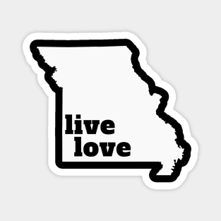 Missouri - Live Love Missouri Magnet