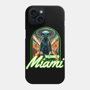 Alien Miami Phone Case