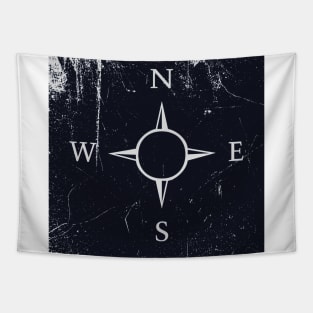 Dark compass Tapestry