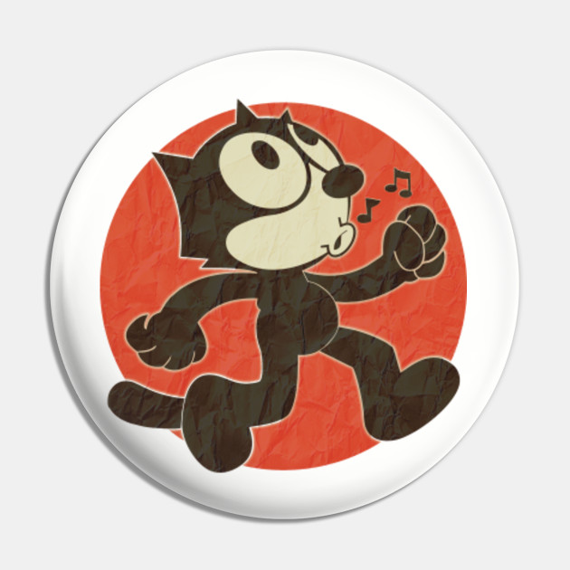 Felix The Cat Keep Walking Vintage Felix The Cat Pin Teepublic