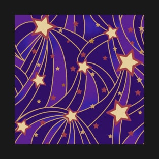 Fun Stars Purple Blue T-Shirt