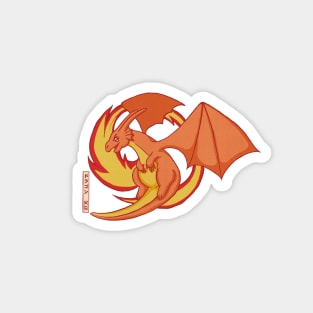 Fire Dragon Magnet