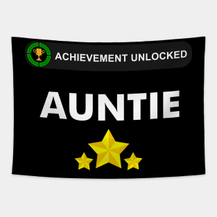 Achievement Unlocked - Gamer Girl Became an Auntie Tapestry