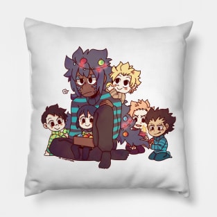 Christmas Acnologia + lil Dragon Slayers Pillow