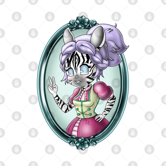 Zebra Girl by treasured-gift