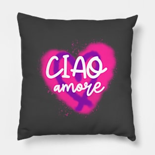 Ciao Amore Hello Love Pillow