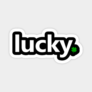 Irish Lucky Four Leaf Clover St Patricks Day Gift Magnet